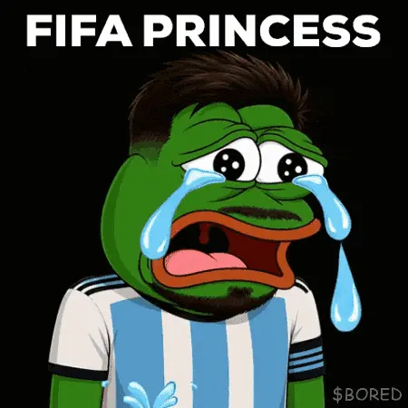 Crying FIFA Princess Pepe